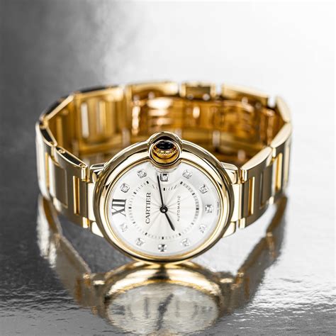 second hand gold cartier watch|certified pre owned cartier watches.